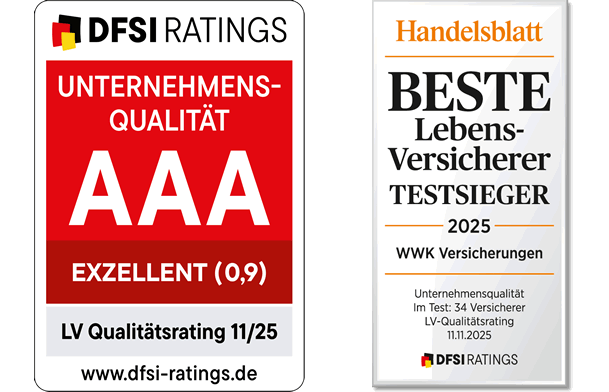 DFSI AAA Exzellent & Handelsblatt Testsieger 2025
